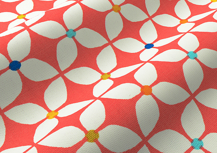 Zap, Coral - Roman Blind - Image 4